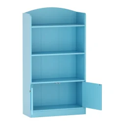 Bücherregal ZEFIR 4 Fächer 60 x 108 cm blau