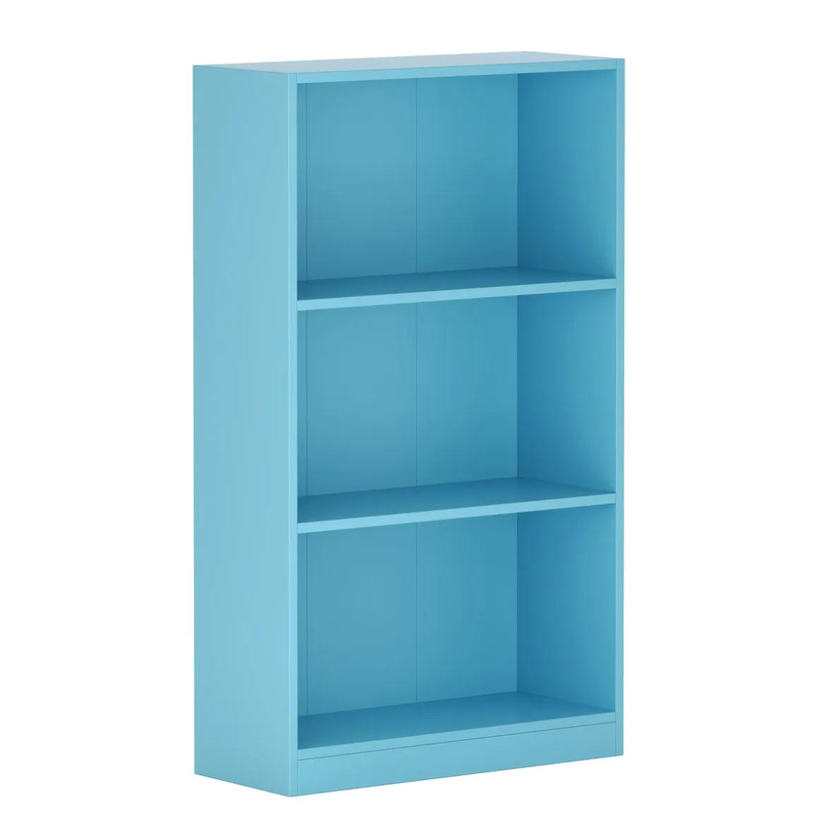 Bücherregal ZEFIR 3 Fächer 60 x 103 cm blau