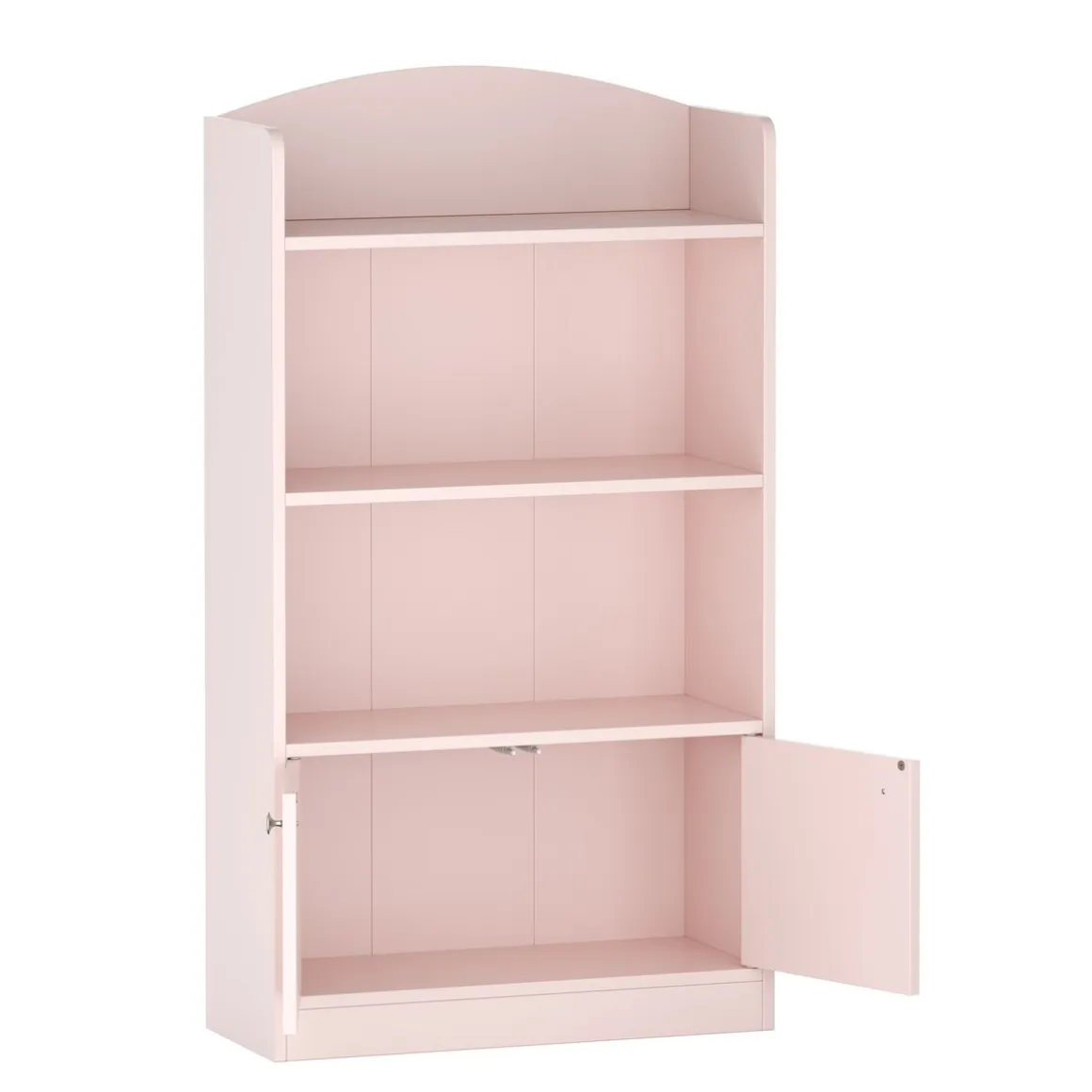 Bücherregal ZEFIR 4 Fächer 60 x 108 cm rosa