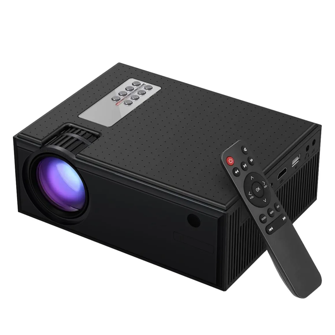 Beamer HD Projektor schwarz