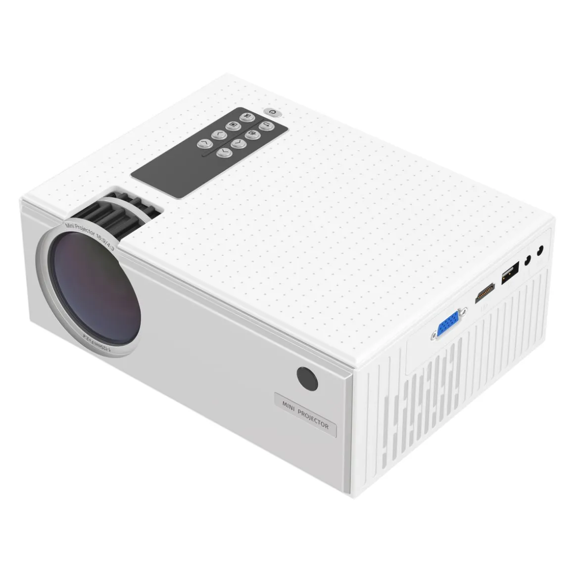 Beamer HD Projektor weiss