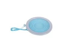 Becher Silikon faltbar blau 270 ml