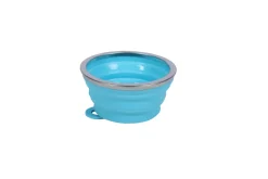 Becher Silikon faltbar blau 270 ml