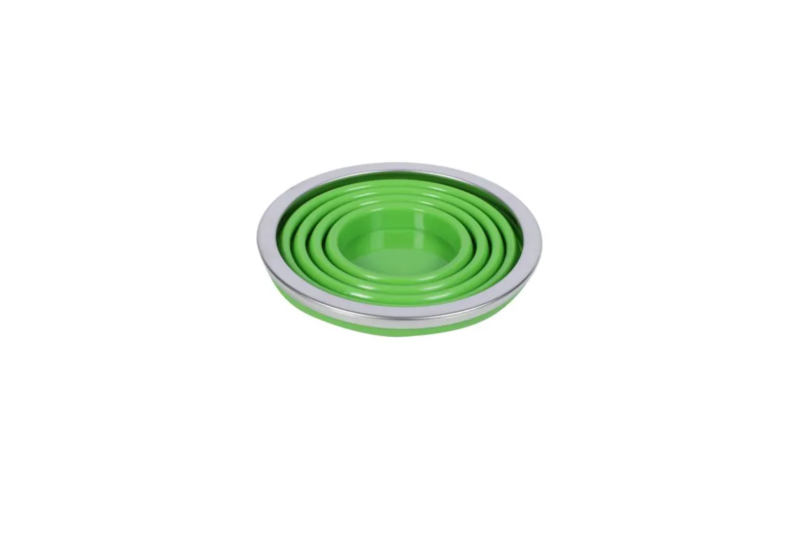 Becher Silikon faltbar grün 270 ml