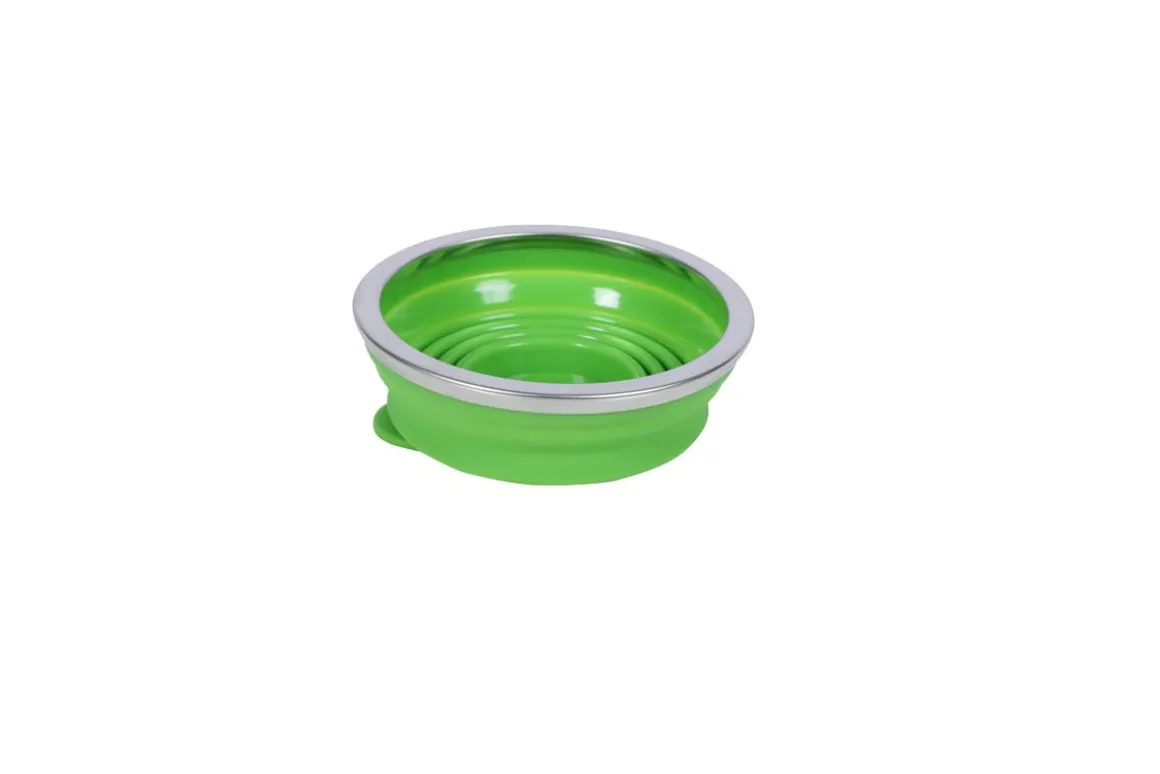 Becher Silikon faltbar grün 270 ml