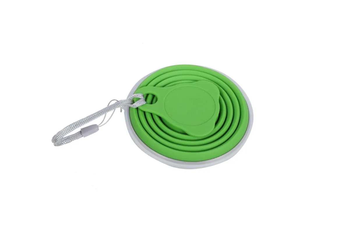 Becher Silikon faltbar grün 270 ml