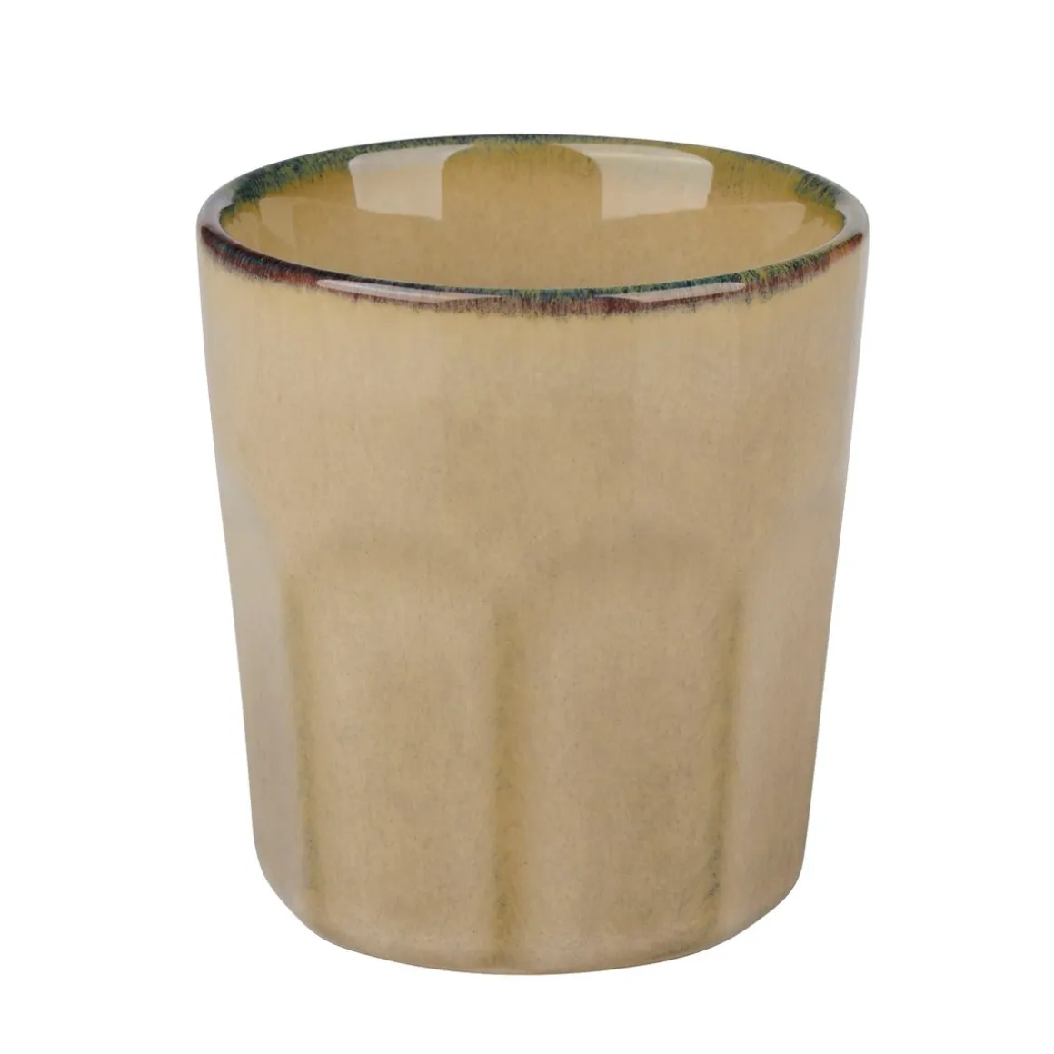 Becher Steingut 200 ml creme
