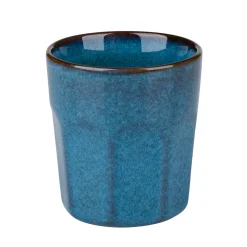 Becher Steingut 200 ml dunkelblau