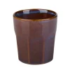 Becher Steingut 200 ml dunkelbraun | GONSER.CH
