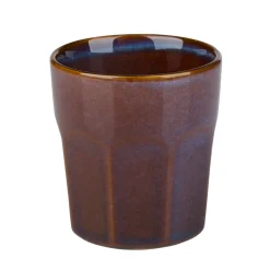 Becher Steingut 200 ml dunkelbraun | GONSER.CH
