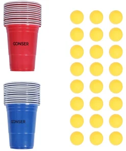 Beer-Pong Spielset 48-teilig