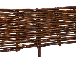 Beeteinfassung Weide geflochten 10er Set 100 x 20 cm