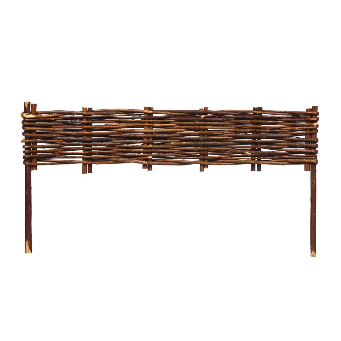 Beeteinfassung Weide geflochten 10er Set 60 x 10 cm