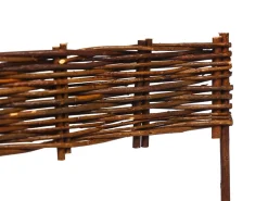 Beeteinfassung Weide geflochten 10er Set 60 x 10 cm