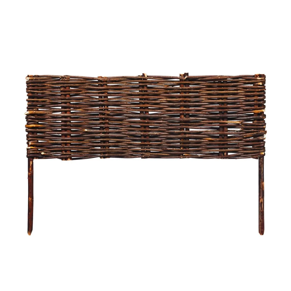 Beeteinfassung Weide geflochten 10er Set 60 x 20 cm