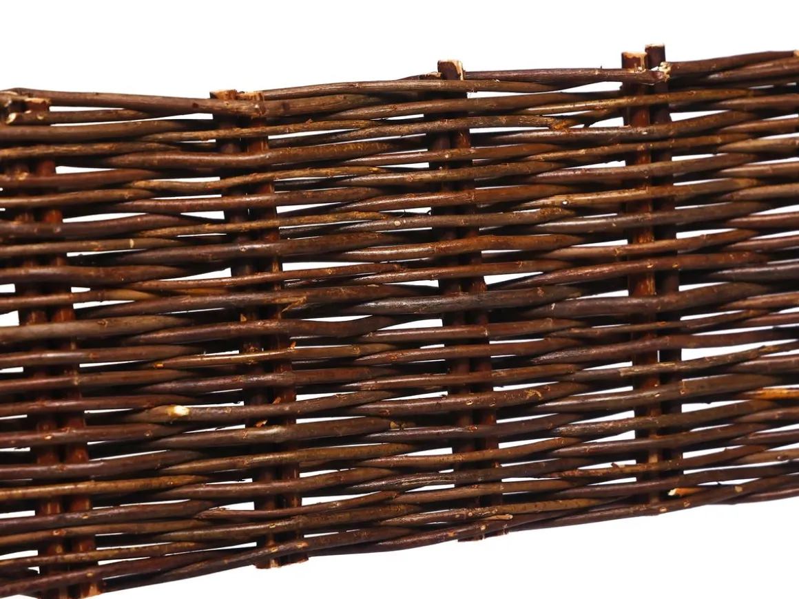 Beeteinfassung Weide geflochten 10er Set 60 x 20 cm