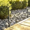 Beetumrandung Metall BRAN 61 x 61 cm 5er Set schwarz