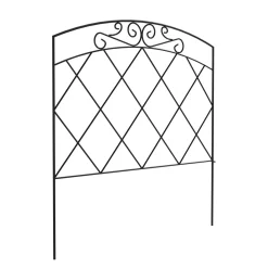 Beetumrandung Metall BRAN 61 x 61 cm 5er Set schwarz