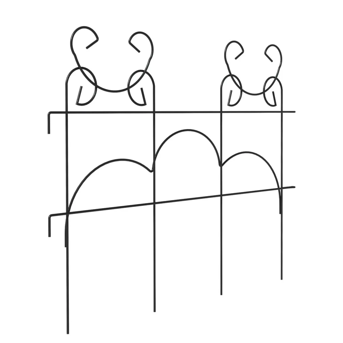Beetumrandung Metall DONAN 43 x 34 cm 20er Set schwarz