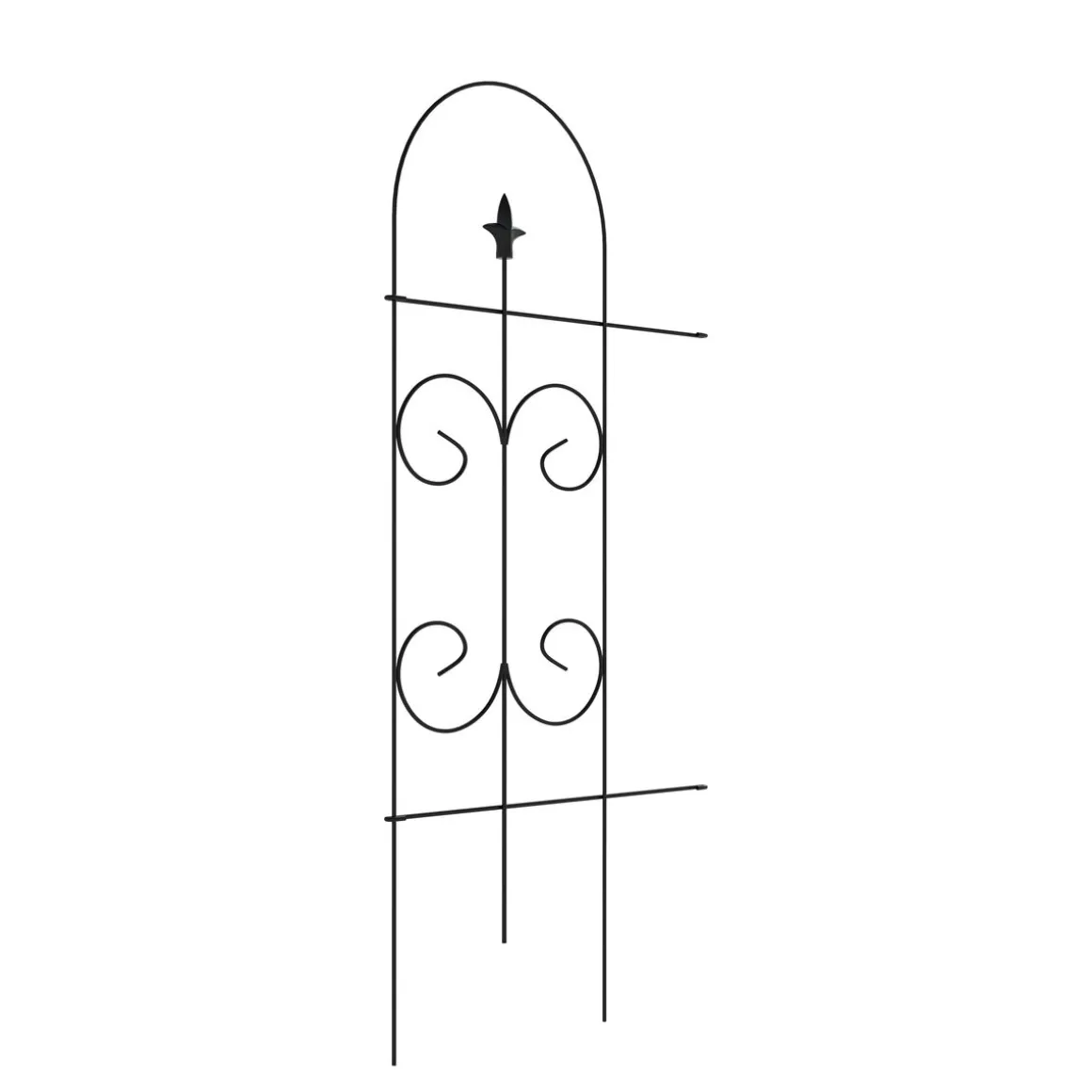 Beetumrandung Metall DOVER 41 x 81 cm 8er Set schwarz