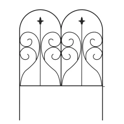 Beetumrandung Metall DOVER 61 x 81 cm 5er Set schwarz
