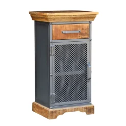 Beistellschrank Holz SAMO 45 x 80 cm
