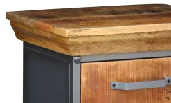 Beistellschrank Holz SAMO 45 x 80 cm