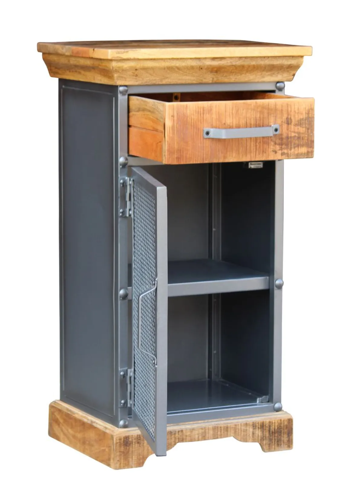 Beistellschrank Holz SAMO 45 x 80 cm