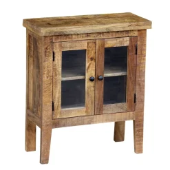 Beistellschrank Holz Vintage SMITH 65 x 76 cm