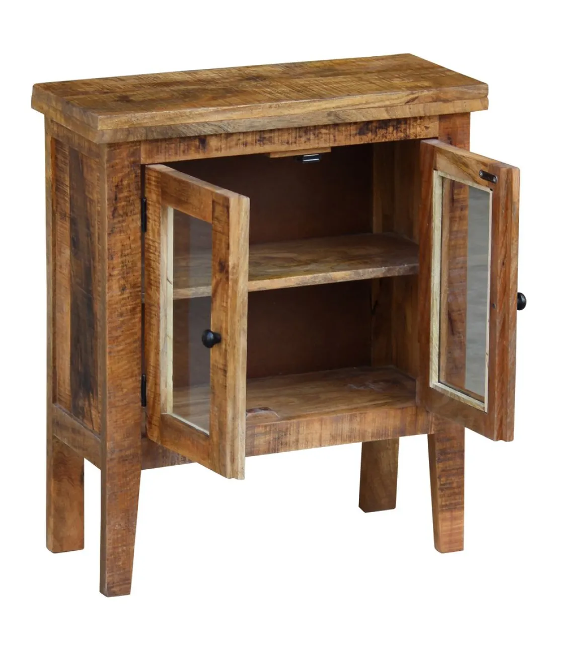 Beistellschrank Holz Vintage SMITH 65 x 76 cm