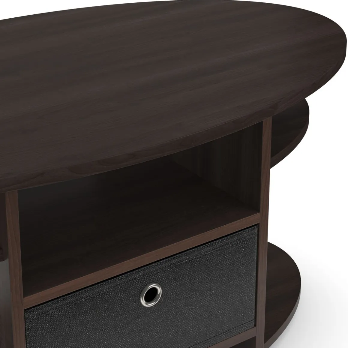 Beistelltisch ADAMO 90 x 50 x 42 cm dunkelbraun