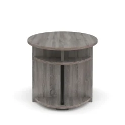 Beistelltisch ADAMO 90 x 50 x 42 cm hellgrau/schwarz