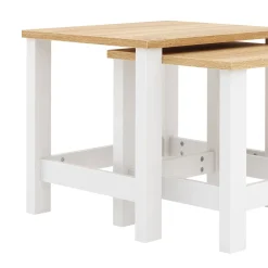 Beistelltisch ARLES 2-teilig weiss
