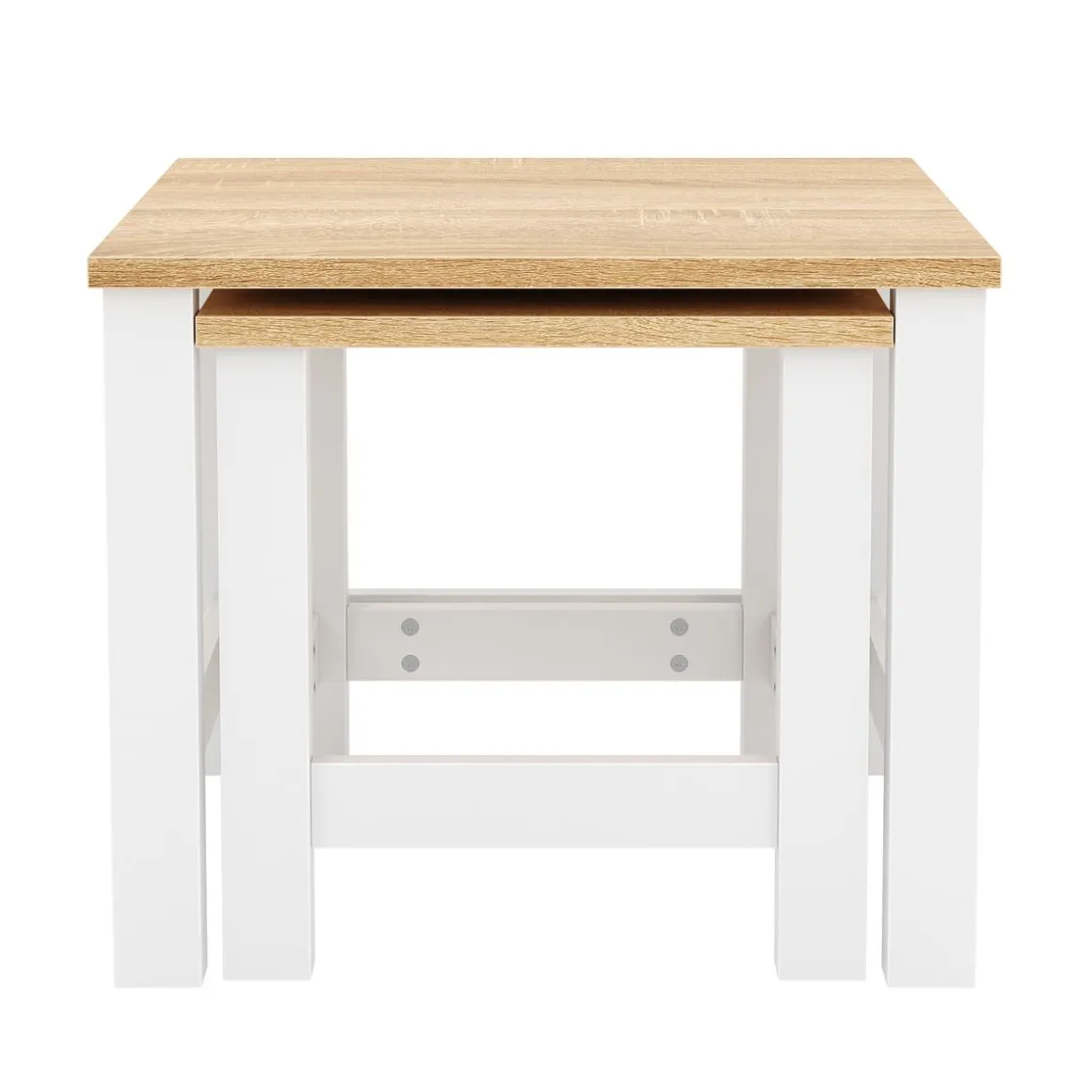 Beistelltisch ARLES 2-teilig weiss