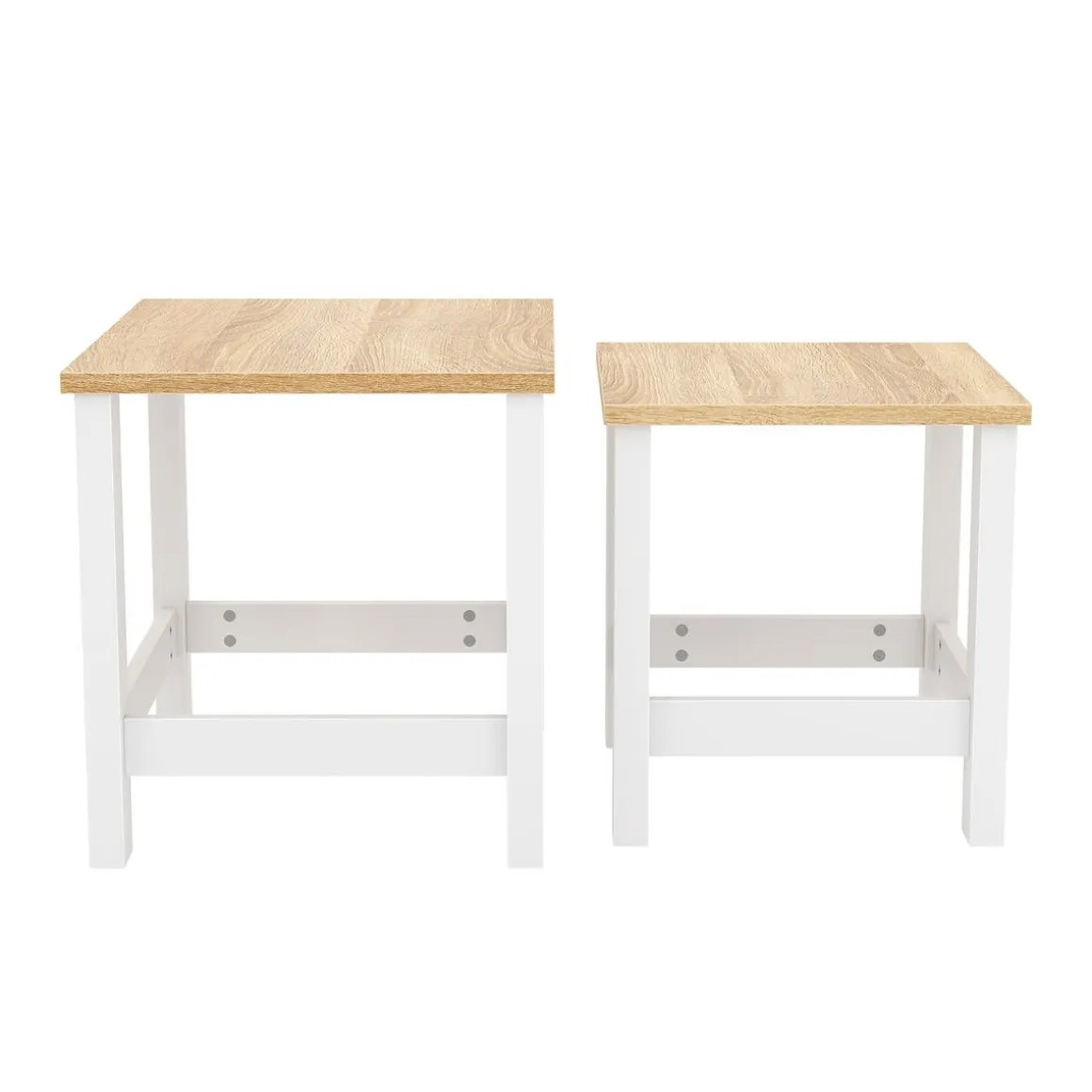 Beistelltisch ARLES 2-teilig weiss