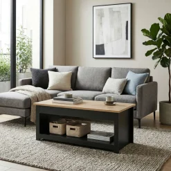 Beistelltisch ARLES 105 x 47 x 41 cm anthrazit