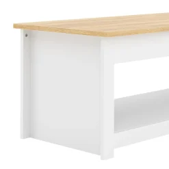 Beistelltisch ARLES 105 x 47 x 41 cm weiss