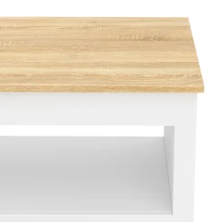 Beistelltisch ARLES 105 x 47 x 41 cm weiss