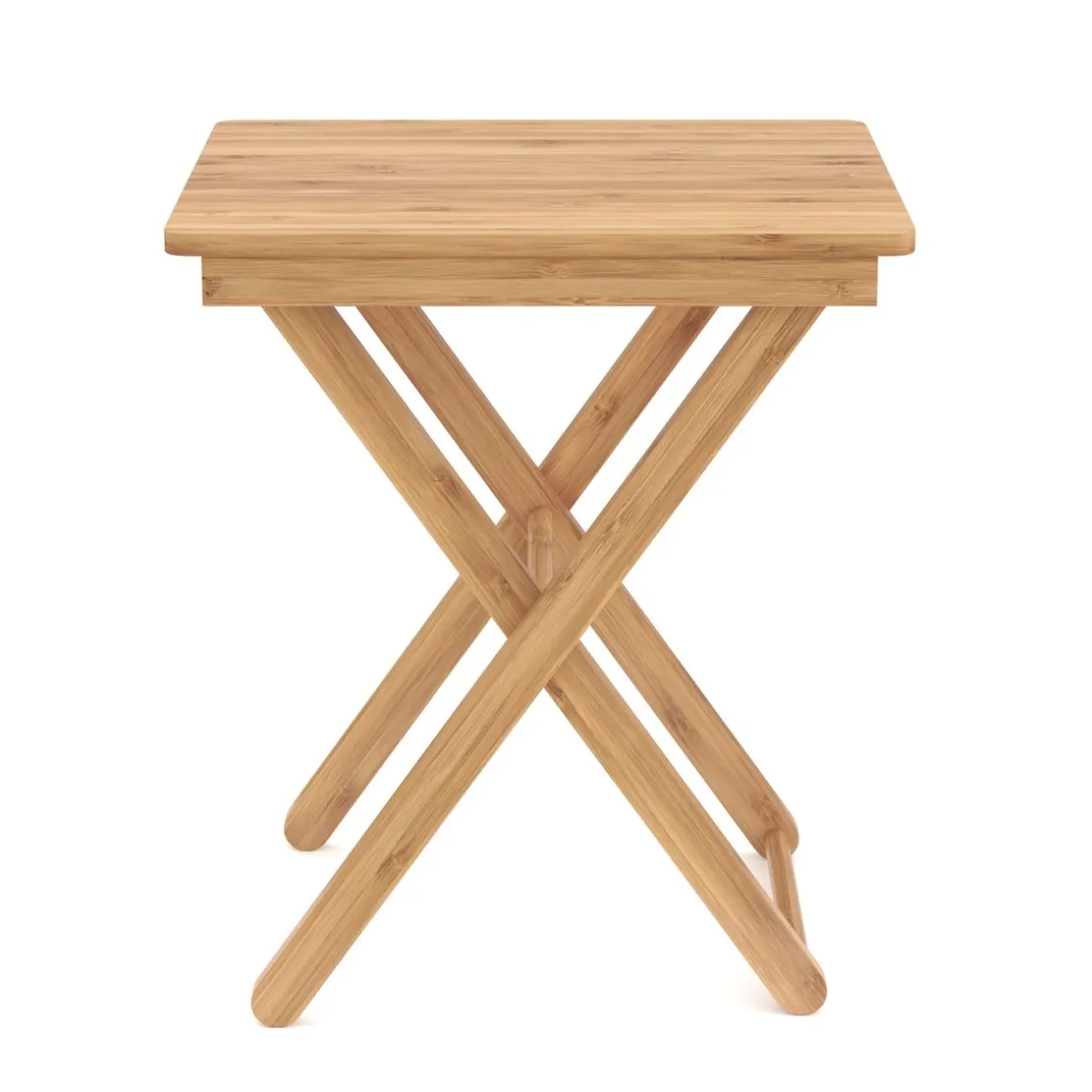 Beistelltisch Bambus KANDY klappbar 52 x 40 x 31 cm natur