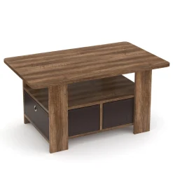 Beistelltisch BERNARDO 80 x 49 x 40 cm braun