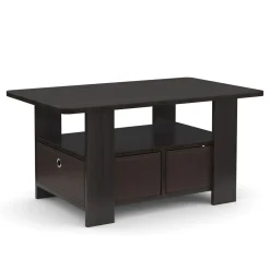Beistelltisch BERNARDO 80 x 49 x 40 cm dunkelbraun