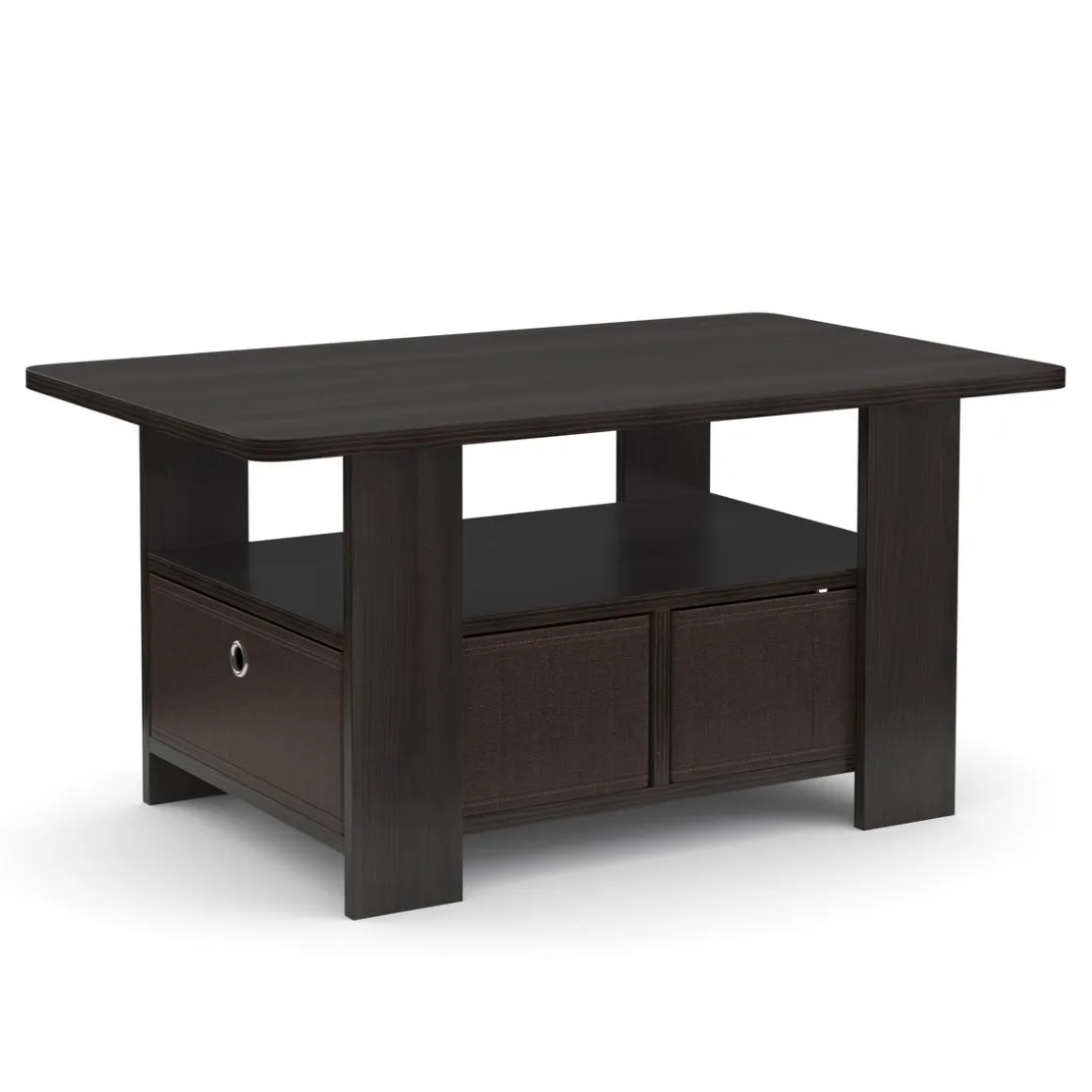 Beistelltisch BERNARDO 80 x 49 x 40 cm dunkelbraun