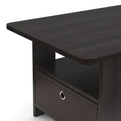 Beistelltisch BERNARDO 80 x 49 x 40 cm dunkelbraun