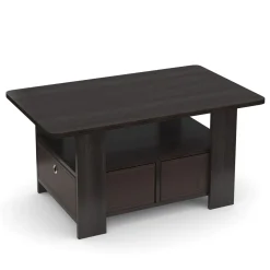 Beistelltisch BERNARDO 80 x 49 x 40 cm dunkelbraun