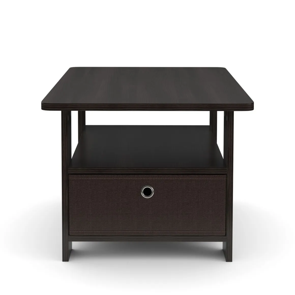 Beistelltisch BERNARDO 80 x 49 x 40 cm dunkelbraun