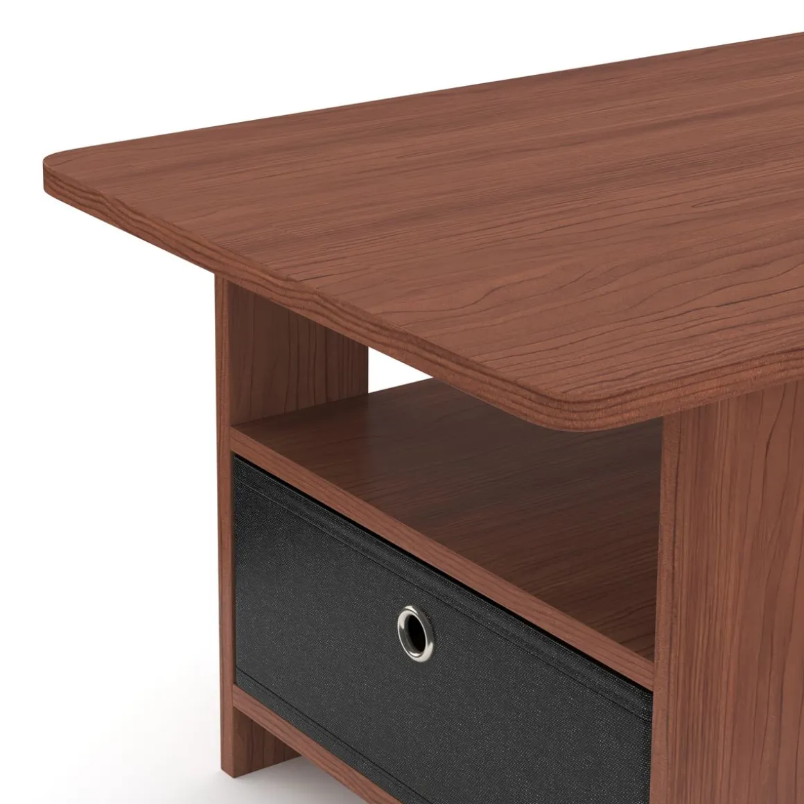 Beistelltisch BERNARDO 80 x 49 x 40 cm braun/schwarz