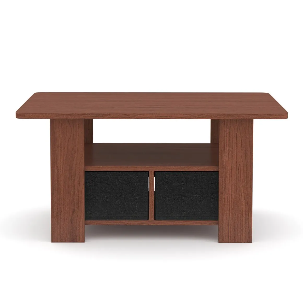 Beistelltisch BERNARDO 80 x 49 x 40 cm braun/schwarz