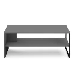 Beistelltisch CALMAN 100 x 40 cm anthrazit/schwarz