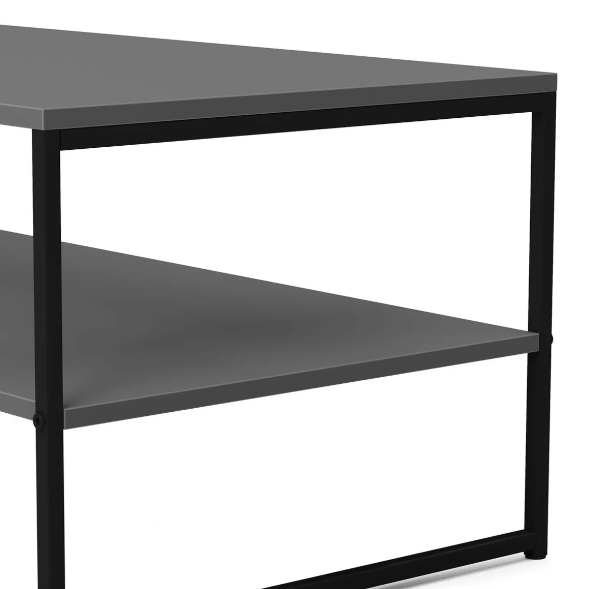 Beistelltisch CALMAN 100 x 40 cm anthrazit/schwarz
