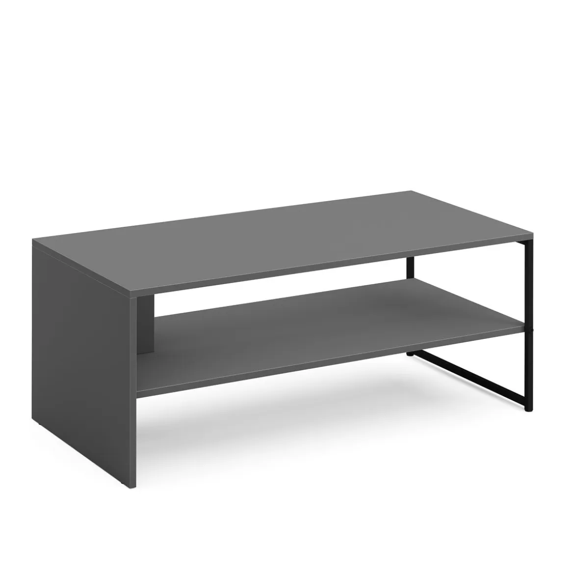 Beistelltisch CALMAN 100 x 40 cm anthrazit/schwarz